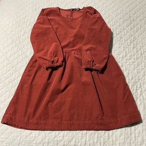 Madewell Corduroy Relaxed Mini Dress